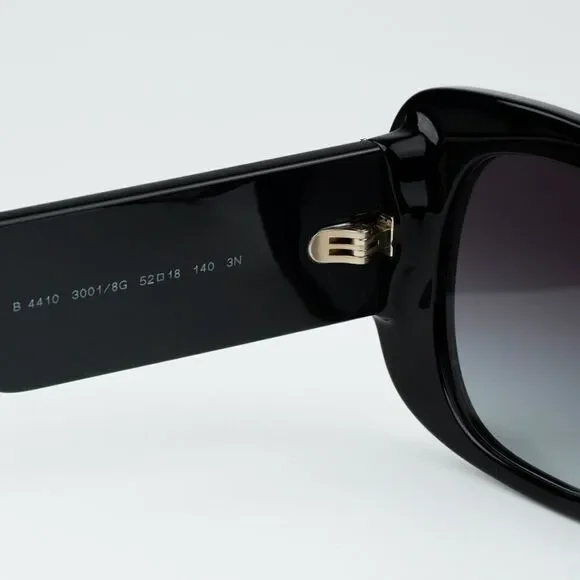 NEW Burberry BE4410 4038F2 Black Dark Grey Women Sunglasses BE 4410